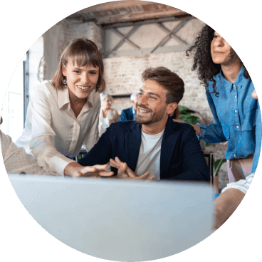 woman working in her desk
