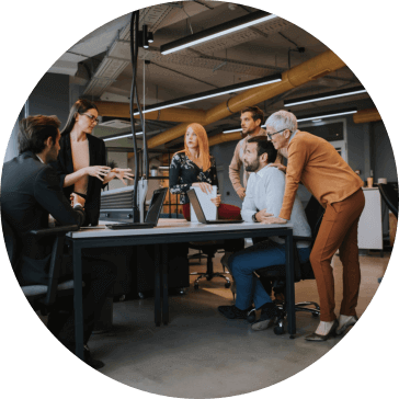 woman talking to her couple client
